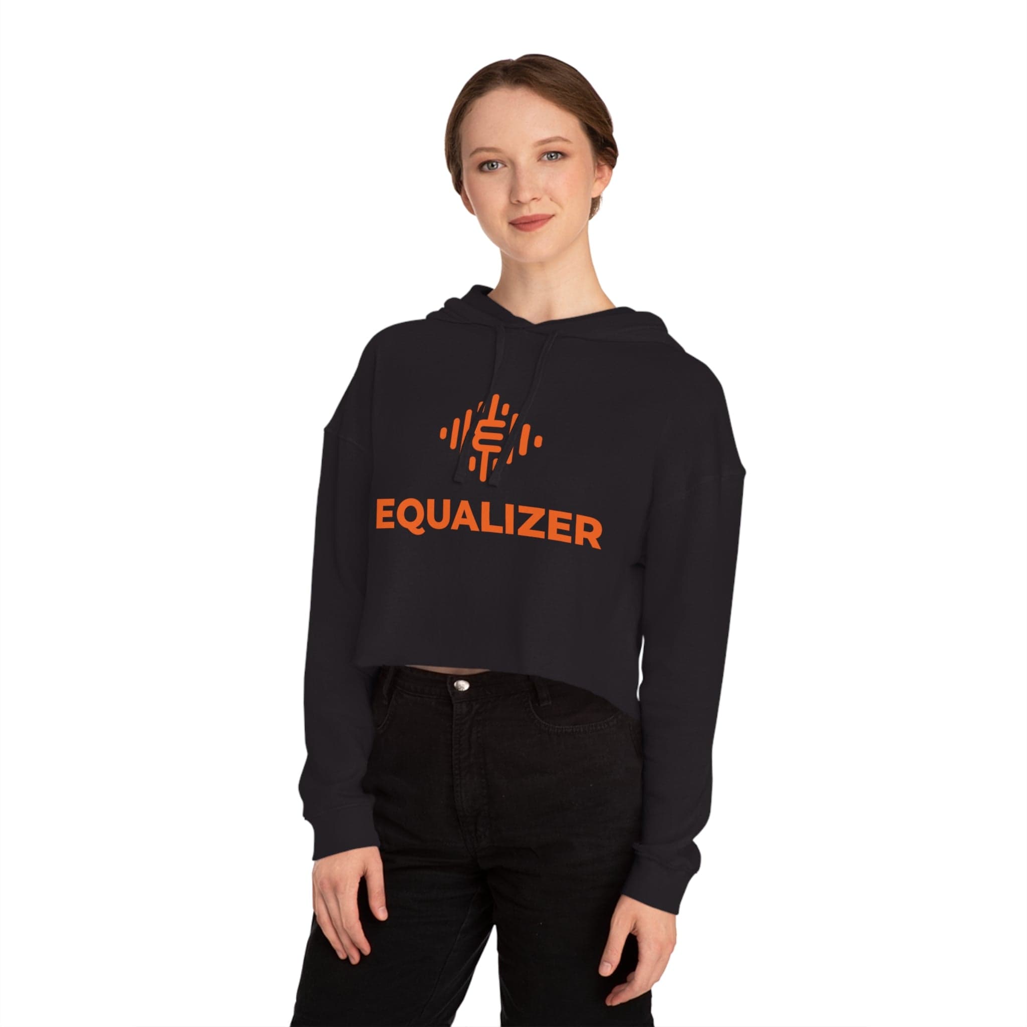 Equalizer Women's Cropped Hooded Sweatshirt