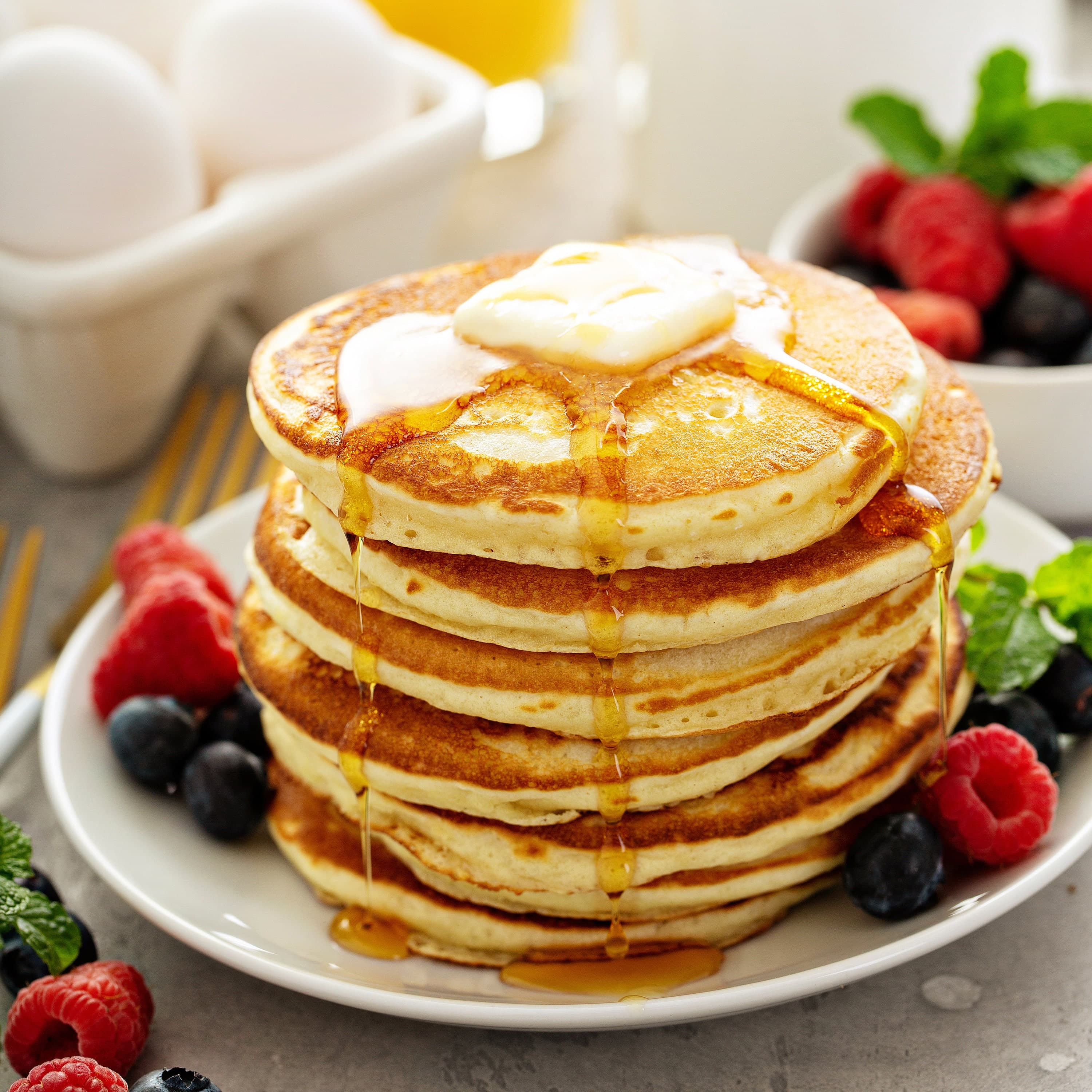 Farmhouse Pancake Mix, Homestyle Pancakes, Breakfast Food