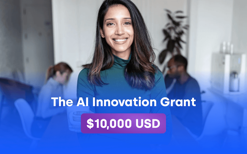 The $10k AI Innovation Grant Image