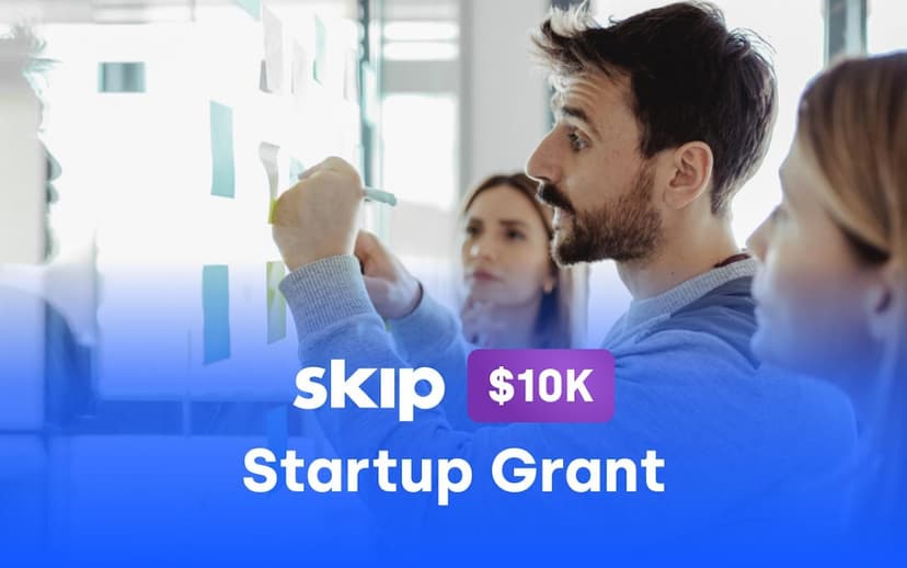 Skip $10k Startup Grant Image