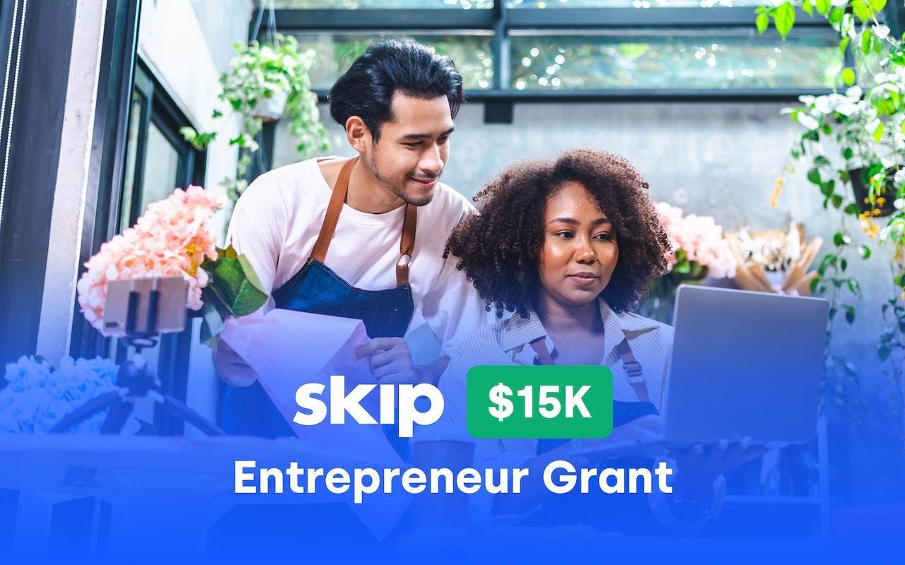 The Skip $15k Entrepreneur Grant Image