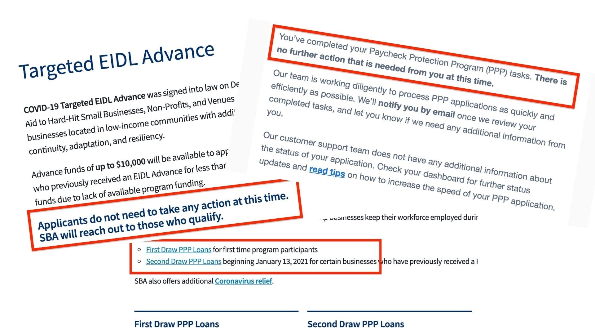 EIDL Grant and PPP Loan Friday Round Up
