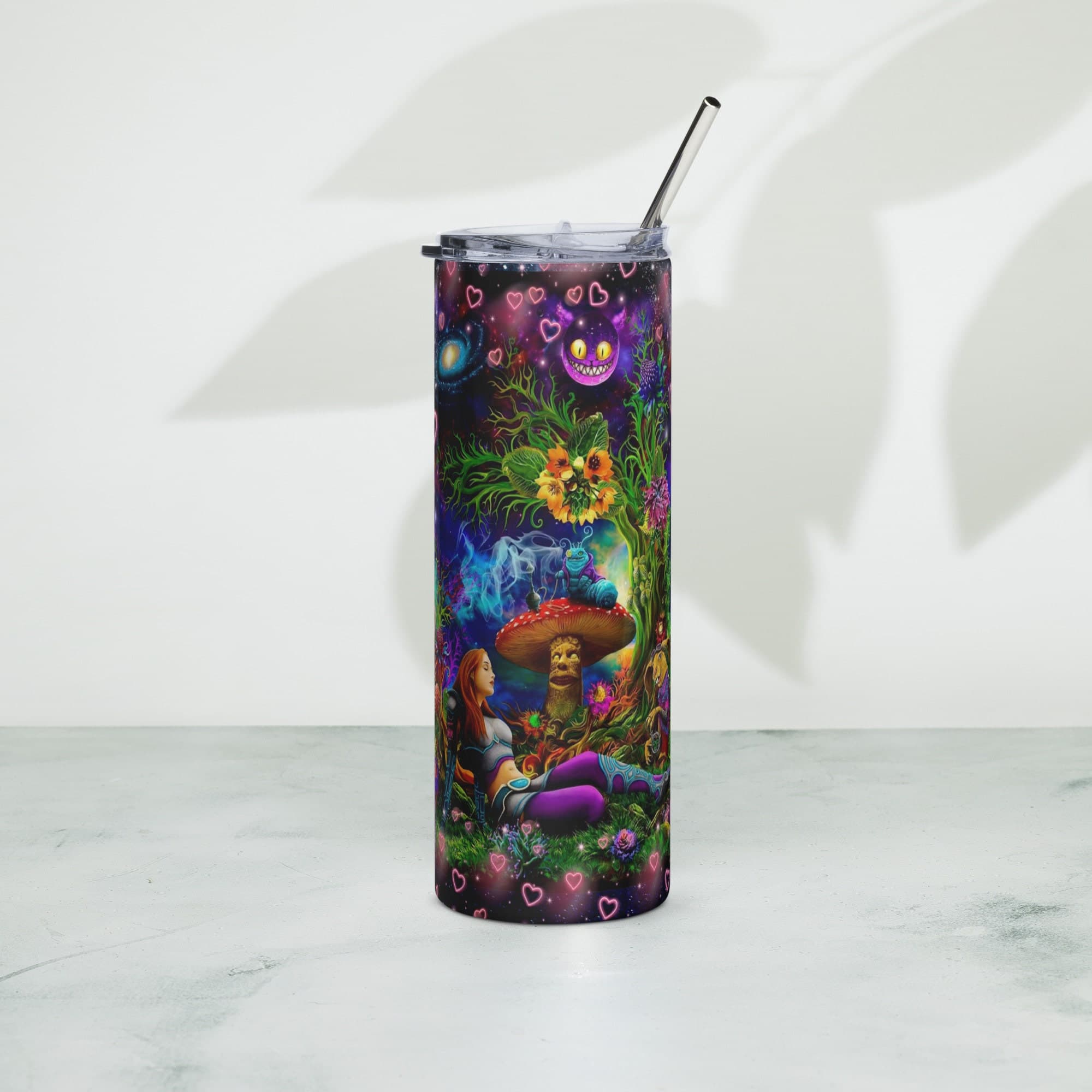 Enchanting Alice in Wonderland Tumbler - Custom Galaxy Gift