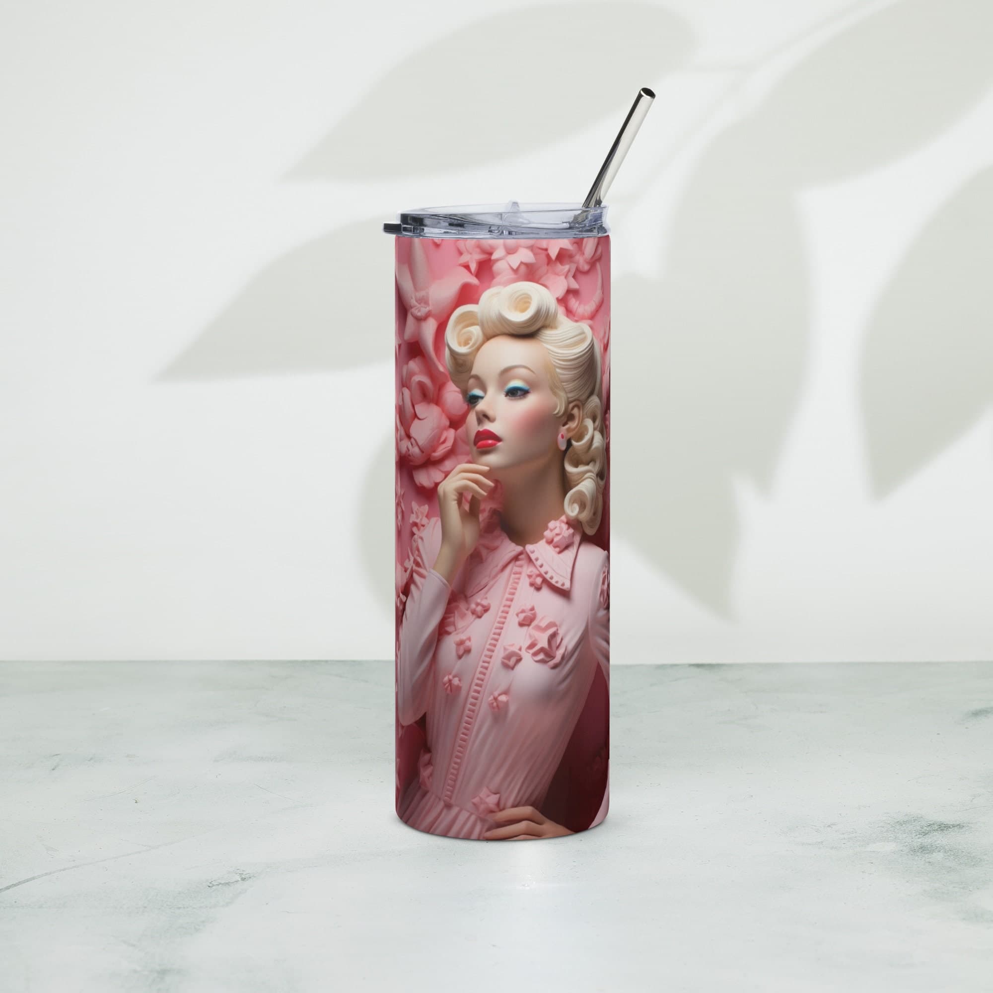 🎀 1950s Vintage Fashion Doll Tumbler – Panoptic Arts