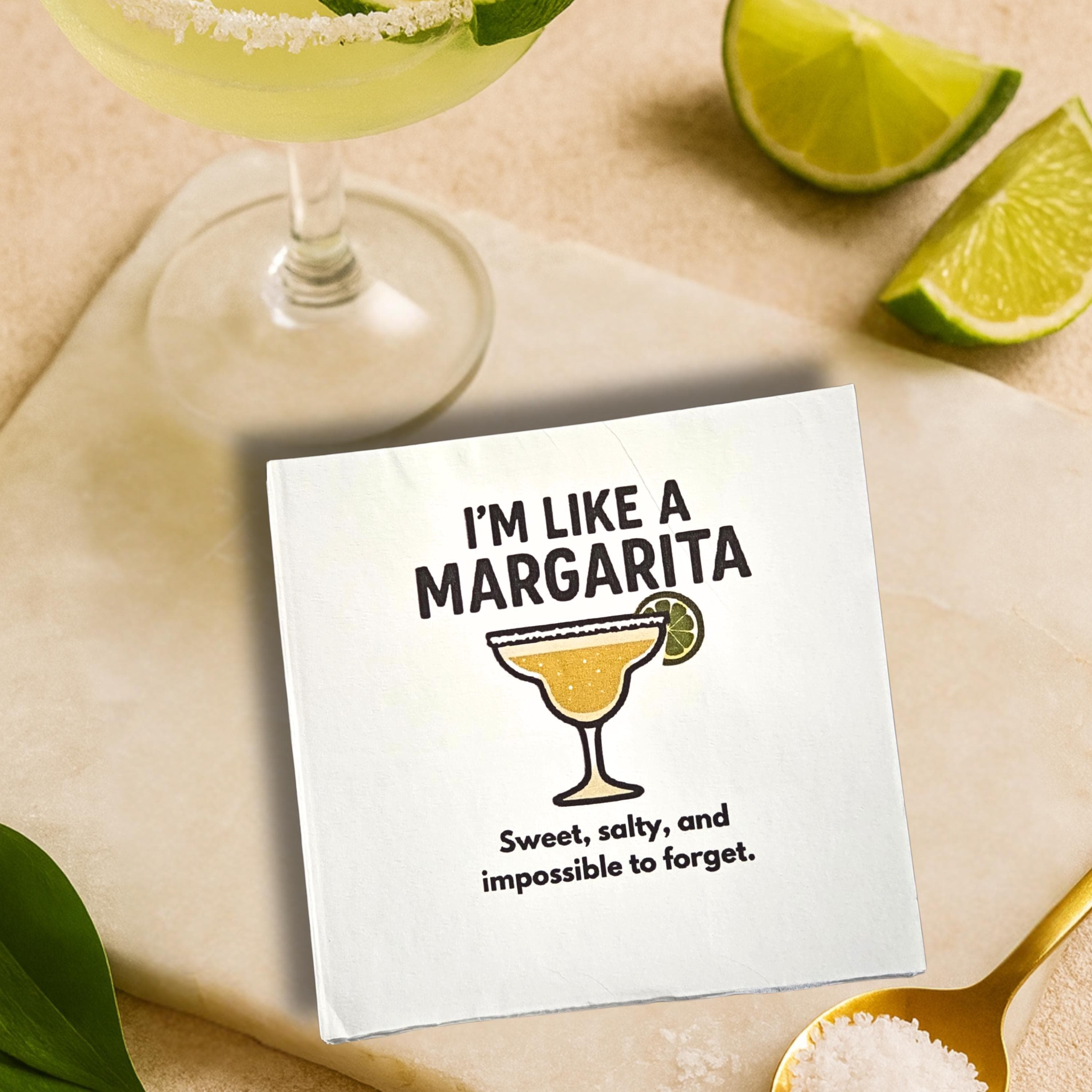 Signature Drink Napkins: 10 Pack Mix, Funny Bar Napkins, Conversation Starters