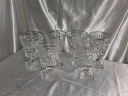 Indiana Glass – Colony Park Lane Goblets (Set of 6)